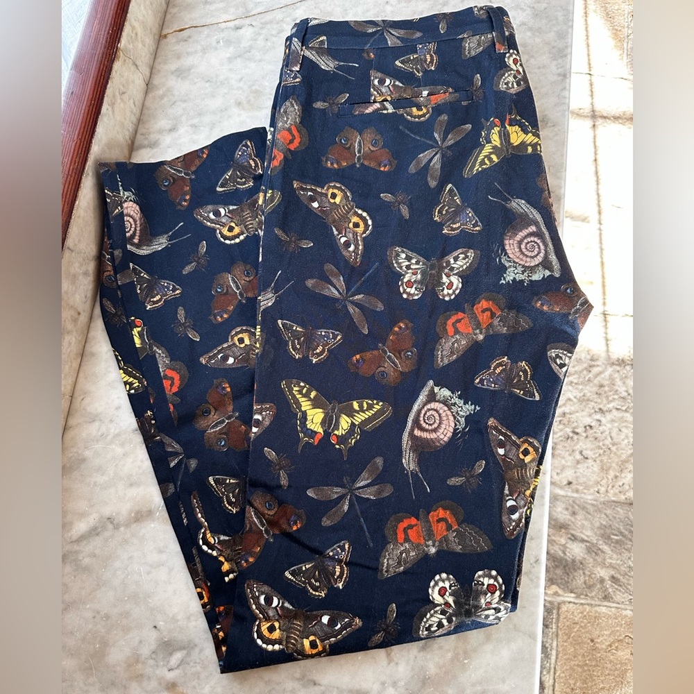 Vintage Paul Smith butterfly & Snail pant US s32 - Picture 1 of 8